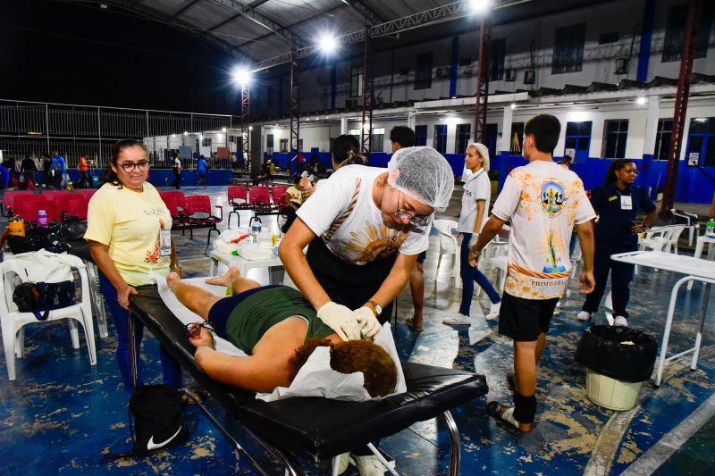 Acolhida dos Romeiros na escola Selesiana do Trabalho na BR 316