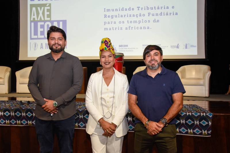 União de secretarias para o lançamento do Axé Legal Ananin.