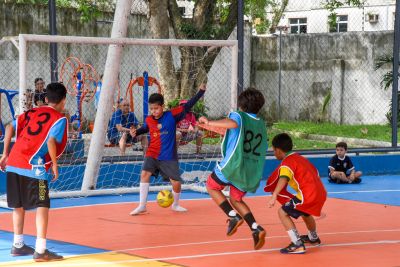 galeria: Projeto Esporte nas Férias, na praça Tancredo Neves na Cidade Nova 4