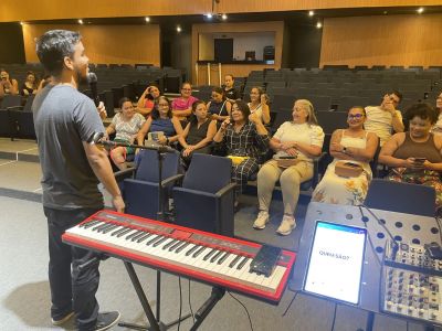 galeria: Oficina de Canto e Coral no Teatro Municipal