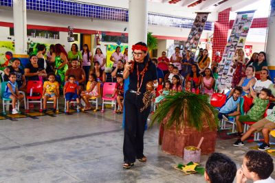 Galeria: Roda de conversa com escritora Márcia Kambeba na CMREI Irmã Dulce em Águas Lindas