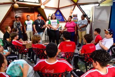 galeria: Visita de estudantes no HUB da SEURB na Cidade Nova