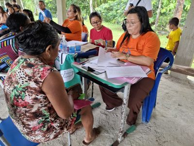 notícia: SEMCAT leva orientações sobre Bolsa Família e benefícios sociais à Ilha Igarapé Grande