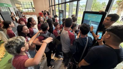 notícia: Estudantes vivenciam história e cultura em visita educativa no Parque Cultural Vila Maguary