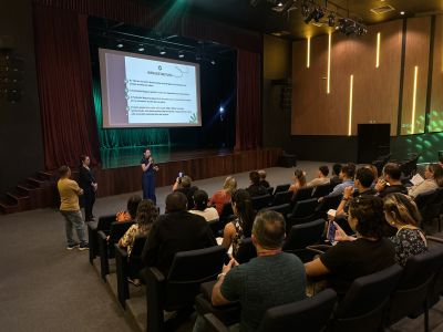 notícia: Fundação Maguary apresenta estrutura e orienta produtores culturais durante visita técnica