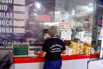 notícia: Fiscalização de rotina reforça boas práticas na comercialização de açaí em Ananindeua