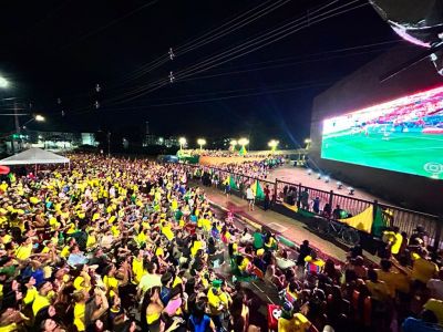 notícia: Pit Stop da Copa reúne torcida em Ananindeua